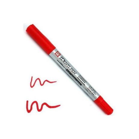 Caneta Permanente Identi Pen Sakura Com 02 Pontas - Cor: Vermelho Menor preço em Caneta Permanente Identi Pen Sakura Com 02 Pontas - Cor: Vermelho