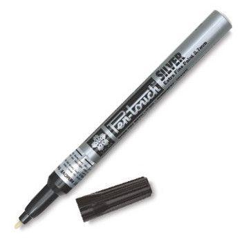 Caneta Permanente Sakura Pen Touch 1.0 mm Prata 41302 Menor preço em Caneta Permanente Sakura Pen Touch 1.0 mm Prata 41302