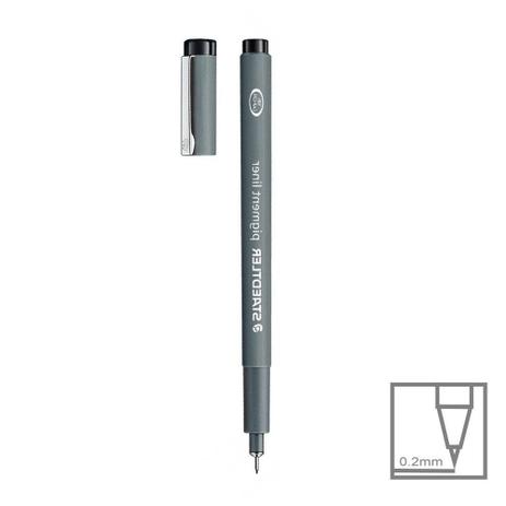 Caneta Pigment Liner 0.2mm Staedtler - Summit Menor preço em Caneta Pigment Liner 0.2mm Staedtler - Summit