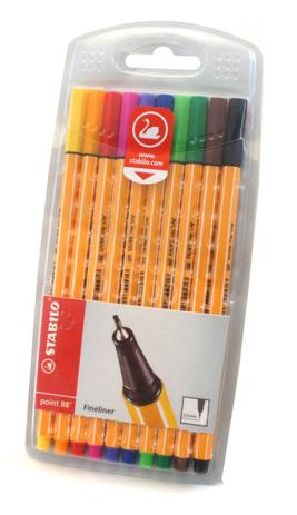 Caneta Point88 0,4 mm com 10 Cores Kit Ref.88/10 Stabilo Menor preço em Caneta Point88 0,4 mm com 10 Cores Kit Ref.88/10 Stabilo