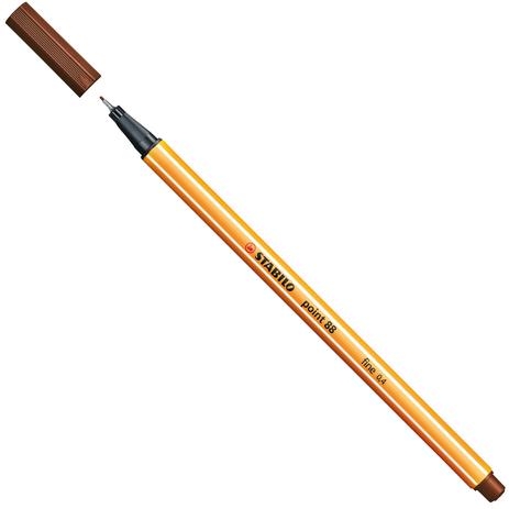 Caneta Ponta Sintetica Stabilo Point 88 0.4 mm Marron SP88 45 Menor preço em Caneta Ponta Sintetica Stabilo Point 88 0.4 mm Marron SP88 45