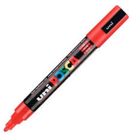 Caneta Posca Marcador Permanente Uniball Cor Vermelho 2.5mm Menor preço em Caneta Posca Marcador Permanente Uniball Cor Vermelho 2.5mm