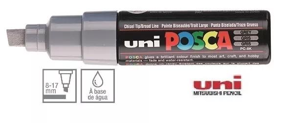 Caneta Posca Pc-8k Uni-ball Cinza Menor preço em Caneta Posca Pc-8k Uni-ball Cinza