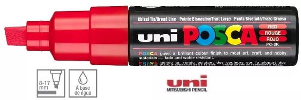 Caneta Posca Pc-8k Uni-ball Vermelho Menor preço em Caneta Posca Pc-8k Uni-ball Vermelho