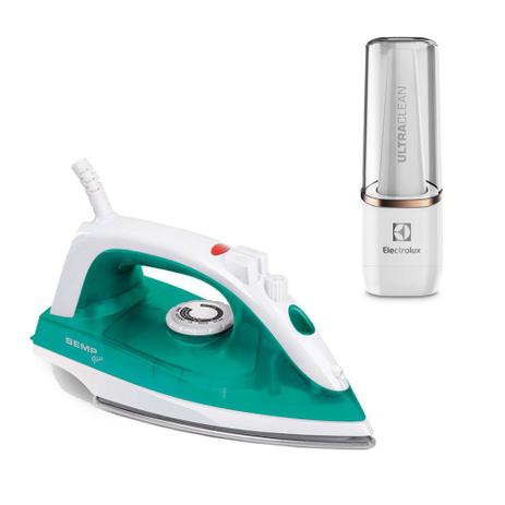 Caneta Removedora de Manchas Electrolux Ultra Clean + Ferro de passar Semp Soft Gliss 110V Menor preço em Caneta Removedora de Manchas Electrolux Ultra Clean + Ferro de passar Semp Soft Gliss 110V