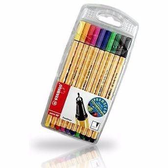 Caneta Stabilo 10 Cores - Point 88 Fine 0,4 é ruim? Caneta Stabilo 10 Cores - Point 88 Fine 0,4 é boa?