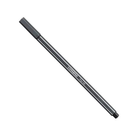 Caneta Stabilo Pen 68 Cinza Escuro Menor preço em Caneta Stabilo Pen 68 Cinza Escuro