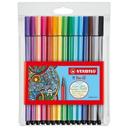 Caneta Stabilo Pen 68 Ponta 1.0mm Estojo C/ 15 Cores é boa?