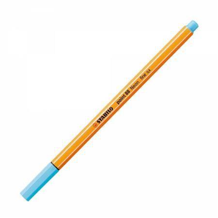 Caneta Stabilo Point 88 - Azul Neon - Sertic Menor preço em Caneta Stabilo Point 88 - Azul Neon - Sertic