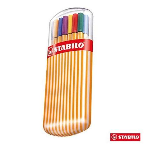 Caneta Stabilo Ponta 0,4 mm Point 88 Estojo C/20 Cores Menor preço em Caneta Stabilo Ponta 0,4 mm Point 88 Estojo C/20 Cores