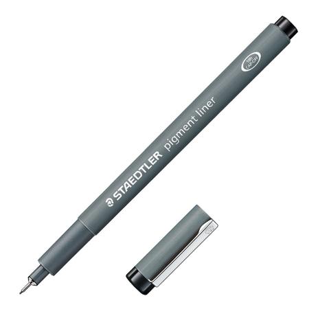 Caneta Tecnica Staedtler Pigment Liner 0.6 mm Preto 308 06-9-10 Menor preço em Caneta Tecnica Staedtler Pigment Liner 0.6 mm Preto 308 06-9-10