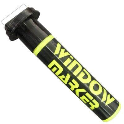 Caneta Vidro Cks Window Marker Amarelo CH-610 AM Menor preço em Caneta Vidro Cks Window Marker Amarelo CH-610 AM