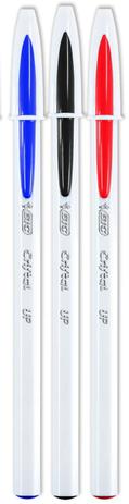 Canetas Esferográficas Cristal UP AZ+PT+VM - Bic Menor preço em Canetas Esferográficas Cristal UP AZ+PT+VM - Bic