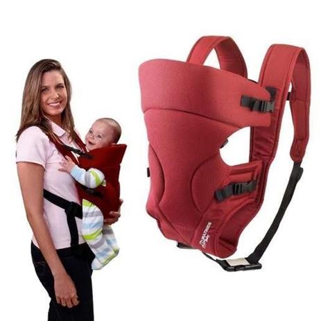 Canguru Para Bebe Baby Safe Bordô até 15 kg Multikids BB194 Menor preço em Canguru Para Bebe Baby Safe Bordô até 15 kg Multikids BB194