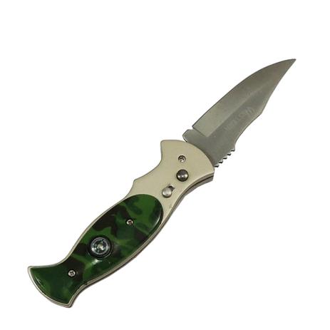 Canivete Automático Faca Camping Aço Inox Camuflado - Western Menor preço em Canivete Automático Faca Camping Aço Inox Camuflado - Western