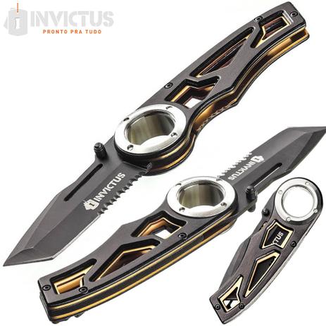 Canivete Boomer Invictus Tático Militar Sobrevivência Menor preço em Canivete Boomer Invictus Tático Militar Sobrevivência