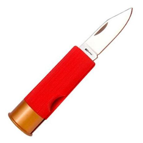Canivete Shot Vermelho - Tipo Cartucho Calibre 12GA NTK - Nautika Menor preço em Canivete Shot Vermelho - Tipo Cartucho Calibre 12GA NTK - Nautika