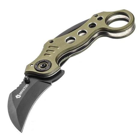 Canivete Tático Invictus Shark Green Menor preço em Canivete Tático Invictus Shark Green