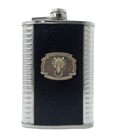 Cantil Porta Bebidas Bolso Inox Couro 200ml Whisky Vodka Dragão - Ll é boa?