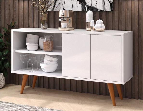 Cantinho Do Café Aparador 120cm Buffet 4 Pés Palito Retrô - click Menor preço em Cantinho Do Café Aparador 120cm Buffet 4 Pés Palito Retrô - click
