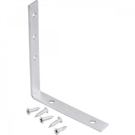 Cantoneira para cortina 8 cm x 10 cm zincada com 4 peças Vonder é boa?