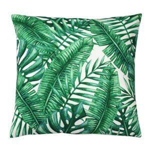 Menor preço em CAPA ALMOFADA POLIESTER BRACKEN LEAVES VERDE 45 x 45 CM - Urban