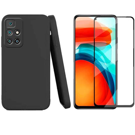 Capa Anti Impacto Compativel com Xiaomi Redmi Note 11 5G + Pelicula Vidro -  M9 - Kit Capinha e Película para Celular - Magazine Luiza