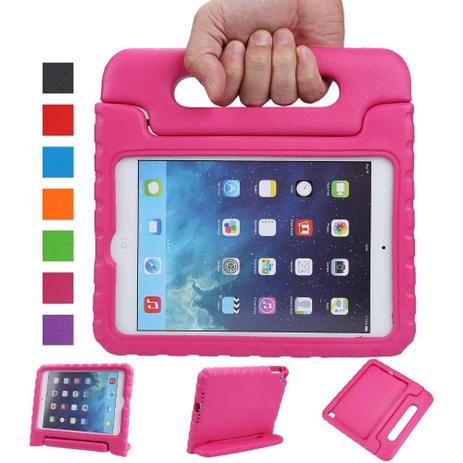 Capa Anti Impacto Ipad Mini 1 2 3 Apple Anti Choque Infantil com Alça Menor preço em Capa Anti Impacto Ipad Mini 1 2 3 Apple Anti Choque Infantil com Alça