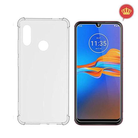 Capa Anti Impacto Moto E6 Plus XT-2025 + Película de Vidro - Coronitas  Acessorios - Kit Capinha e Película para Celular - Magazine Luiza