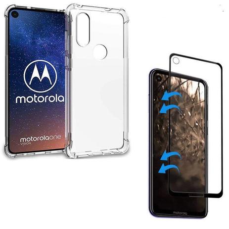 Capa Anti Impacto Moto One Vision + Película De Vidro 3d Borda De Proteção  - Yellow Lens - Kit Capinha e Película para Celular - Magazine Luiza