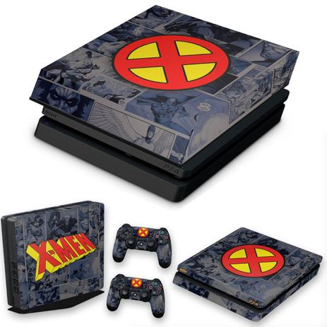 Capa Anti Poeira E Skin Para Ps4 Slim X Men Comics Pop Arte Skins Outros Games Magazine Luiza