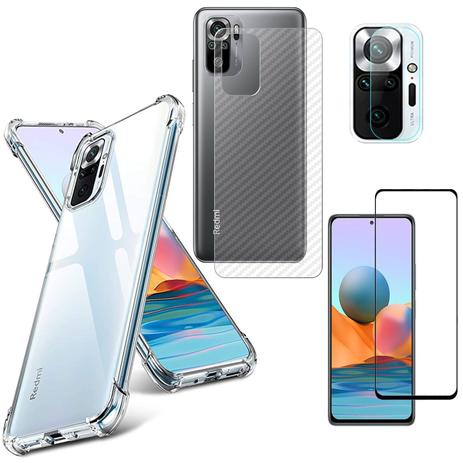 Capa Anti Queda Xiaomi Redmi Note 10 +Pl 3D +Cam+PL Traseira - Inboxmobile  - Capinha de Celular - Magazine Luiza