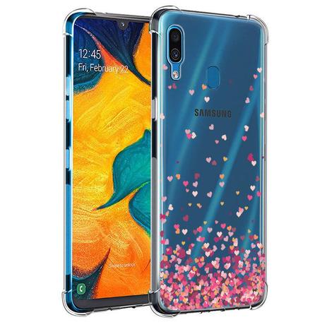 Capa Anti Shock Chuva de Corações Samsung Galaxy A30 2019 - ENCAPAR -  Capinha de Celular - Magazine Luiza