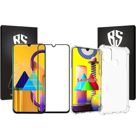Capa Anti Shock Samsung Galaxy M31 6.4 + Pelicula Vidro 3d - Russo Shop -  Kit Capinha e Película para Celular - Magazine Luiza