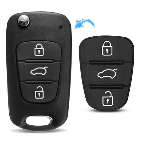 Capa Botão Chave Canivete Hyundai Azera Kia Sportage Soul Preto 3 Botões Keypad Para Reposição - B.b imports Menor preço em Capa Botão Chave Canivete Hyundai Azera Kia Sportage Soul Preto 3 Botões Keypad Para Reposição - B.b imports