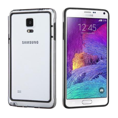 Capa bumper case samsung note 4 (preta) - Hlma Menor preço em Capa bumper case samsung note 4 (preta) - Hlma