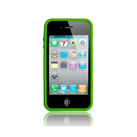 Capa Bumper para Iphone 4 Plástico CA02 Verde - Unik Menor preço em Capa Bumper para Iphone 4 Plástico CA02 Verde - Unik