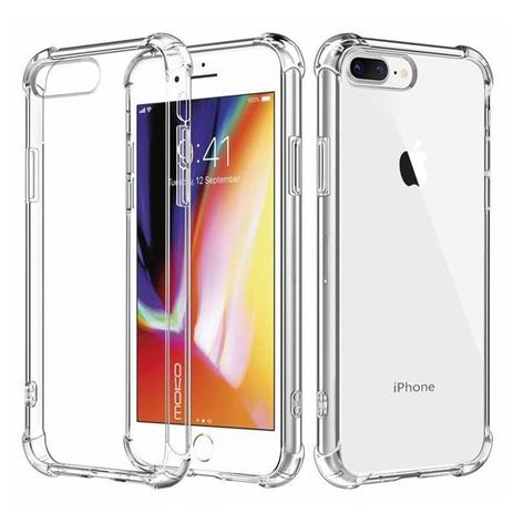 Capa Capinha Anti Impacto para iPhone 8 Plus Transparente - POP SHOP Menor preço em Capa Capinha Anti Impacto para iPhone 8 Plus Transparente - POP SHOP