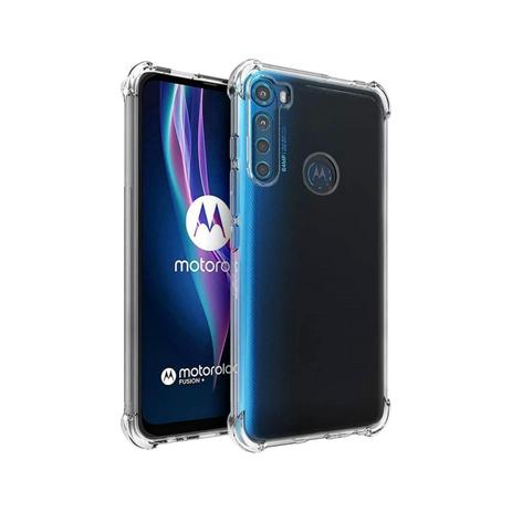 Capa Capinha Anti Impacto Transparente Motorola One Fusion Plus - Império  das capas - Capinha de Celular - Magazine Luiza