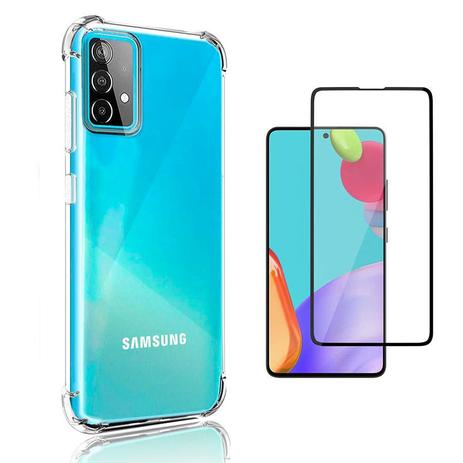 Capa Capinha Anti Quedas Galaxy A52 5G + Película de Vidro 3D - Encapar -  Kit Capinha e Película para Celular - Magazine Luiza