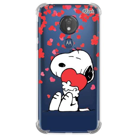 Capa capinha anti shock moto g7 power snoopy cor 0169 - Quarkcase - Capinha  de Celular - Magazine Luiza