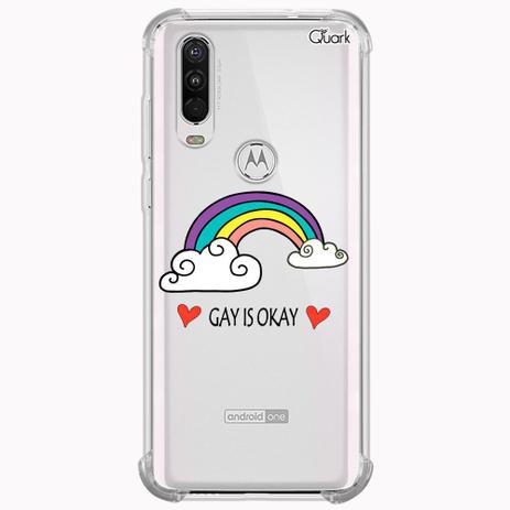 Capa capinha anti shock moto one action 0434 gay iokay - Quarkcase - Capinha  de Celular - Magazine Luiza