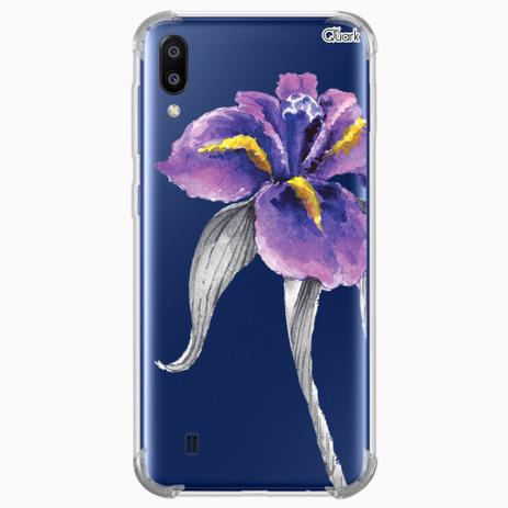 Capa capinha anti shock samsung galaxy m10 flor roxa 0945 - Quarkcase -  Capinha de Celular - Magazine Luiza