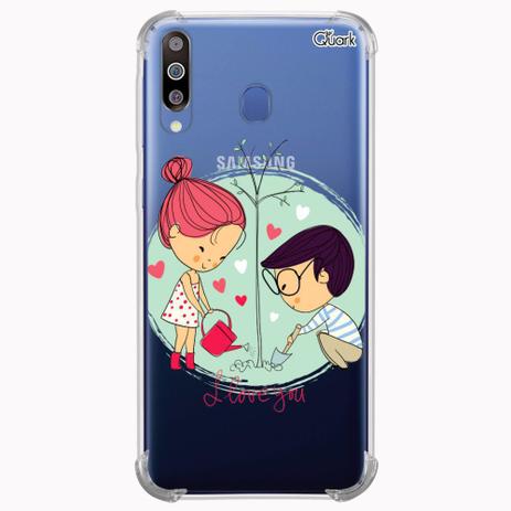 Capa capinha anti shock samsung galaxy m30 casal love 1064 - QuarkCase -  Capinha de Celular - Magazine Luiza