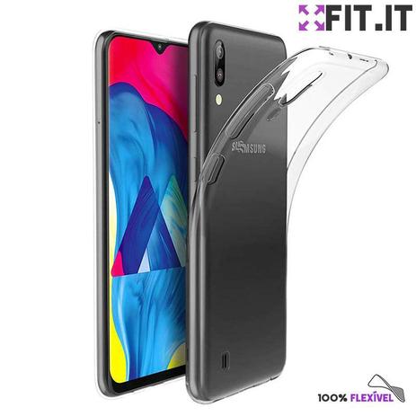 Capa Capinha Básica Transparente Slim Samsung Galaxy M10 - FIT IT - Capinha  de Celular - Magazine Luiza