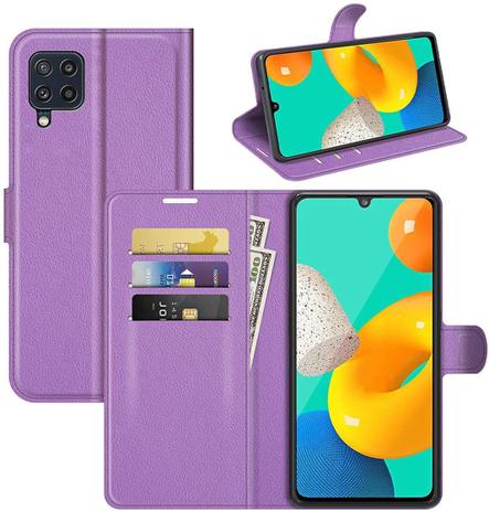 Capa Capinha Carteira Galaxy M32 Tela De 6.4 Case Flip Couro - Danet - Kit  Capinha e Película para Celular - Magazine Luiza