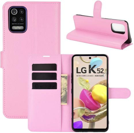 Capa Capinha Carteira Lg K52 6.6 Case Couro Flip Wallet Top - Danet -  Capinha de Celular - Magazine Luiza