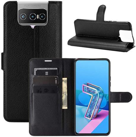 Capa Capinha Carteira Zenfone 7 e 7 Pro Case Couro Flip Top - Danet -  Capinha de Celular - Magazine Luiza