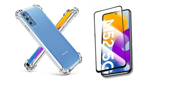 Capa Capinha Case Air Bag + Pelicula vidro temperado 3D GALAXY SAMSUNG M52  5TG - Kramac - Kit Capinha e Película para Celular - Magazine Luiza