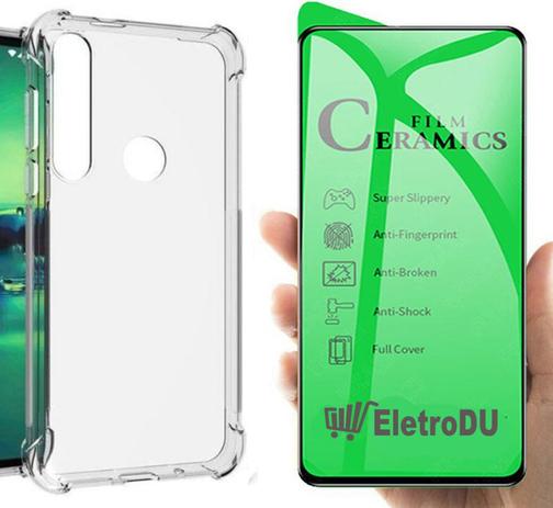 Capa Capinha Case Anti Shock Impacto Motorola Moto One Macro + Película  Ceramica Flexível Nano 9D - Yellow Lens - Kit Capinha e Película para  Celular - Magazine Luiza